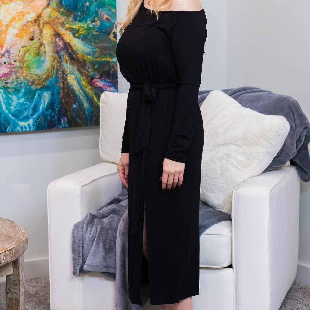 Black One Shoulder Dress